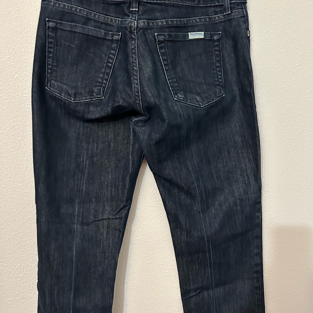 David Kahn Black Ankle Cropped Jeans